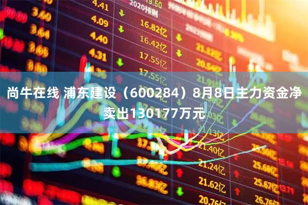 尚牛在线 浦东建设（600284）8月8日主力资金净卖出130177万元