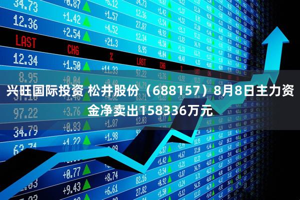 兴旺国际投资 松井股份（688157）8月8日主力资金净卖出158336万元